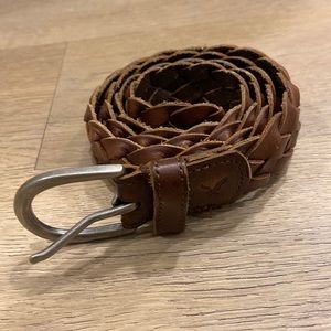 AMERICAN EAGLE BROWN BRAIDED BELT